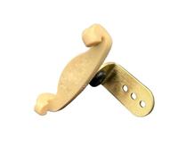 Accessori per strumenti violino Coppia Di Supporti Per Poggiaspalla In Ottone E Artigli In Gel Di Silice Supporto Regolabile Per Accessori Per Poggiaspalla Per Violino 4/4 1/2 1/4 (Color : For 4/4)