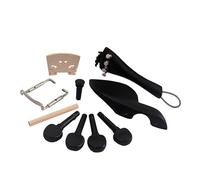 Accessori per strumenti violino Parti Di Violino Legno Di Ebano 4/4 Parti Di Violino Accessori Ponte Mentoniera Puntali Accordatori Strumenti Musicali A Coda
