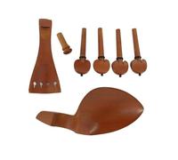 Accessori per strumenti violino Parti Per Violino Mentoniera Trafile Manopola Cordiera E Picchetti Misura 4/4 3/4 1/2 1/4 Accessori Per Violino (Color : 3/4)