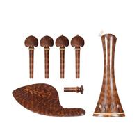 Accessori per strumenti violino Raccordi Per Violino Fatti A Mano 4/4 Parti Di Violino Accessori Per Violino Violino Peg Cordiera Mentoniera Con 4 Pezzi Di Pioli (Color : 3/4)