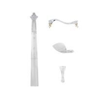 Accessori per strumenti violino Set Di Parti Per Violino Spalla Resto Mentoniera Cordiera Collo 4/4 Cordiere Per Violino Accessori Per Violino Violino Fai Da Te
