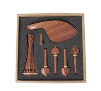 Accessori per strumenti violino Set Di Quattro Pezzi Di Accessori Per Violino In Sequoia 4/4, Inclusi Accessori Per Strumenti A Corda