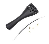 Accessori per strumenti violino Trafile Per Cordiera Nera Per Violino In Lega Di Alluminio Da 1 Pezzo Con Accessori Per Violino Professionali Per La Messa A Punto Del Tailgut (Color : 1/2)