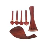 Accessori per strumenti violino Un Set Di Accessori Per Violino In Legno Di Sandalo. La Migliore Parte In Legno Di Sandalo Per Voilin 4/4 (Color : Red sandalwood)