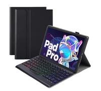 Accessori per tablet AM18-BS TRI-COLOR BUETOOTH Tastiera Bluetooth Custodia in pelle per Lenovo Xiaoxin Pad Pro 2022 11,2 pollici