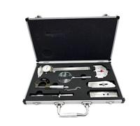 Accessori per taglierine al plasma Calibro di saldatura 7 pezzi, set combinato, strumenti misurazione delle giunture, calibri ispezione, misura for saldature, righello calibro