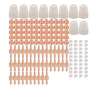 Accessori per taglierine al plasma Kit di consumabili for elettrodi for taglierina al plasma PT31 LG40, 150 pezzi, for PT-31 CUT40 HYC45D HYC50D CUT50 PLC50D HYC410
