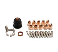 Accessori per taglierine al plasma Kit di consumabili for torcia non HF, ugello, punta, elettrodo, anello turbolenza, distanziatore, S25, S30, S45, CUT55, PT-40, IPT-40, IPR-40, PT40, plasma ad aria
