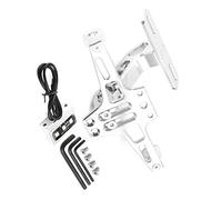 Accessori per targhe Moto Targa Supporto Moto Coda Luce Posteriore Staffa Per CFMOTO 250SR NK250 150 400 650GT MT 700CLX(Silver)
