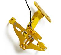 Accessori per targhe Per Ducati Hypermotard 1100 796 821 939 EVO S SP Per STRADA Moto Angolo Regolabile Numero Di Targa Telaio Staffa Di Supporto(Gold)