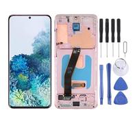 Accessori per telefoni cellulari Materiale AMOLED dinamico Schermo LCD e Digitalizzatore Assemblaggio completo con telaio per Galaxy S20 4G SM-G980