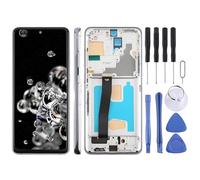Accessori per telefoni cellulari Per for Galaxy S20 Ultra SM-G988B 6,78 pollici TFT LCD Screen Digitizer assemblaggio completo con cornice, non supporta l'identificazione delle impronte digitali