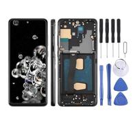 Accessori per telefoni cellulari Per for Galaxy S20 Ultra SM-G988B 6,78 pollici TFT LCD Screen Digitizer assemblaggio completo con cornice, non supporta l'identificazione delle impronte digitali