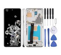 Accessori per telefoni cellulari Per for Galaxy S20 Ultra SM-G988B 6,78 pollici TFT LCD Screen Digitizer assemblaggio completo con cornice, non supporta l'identificazione delle impronte digitali