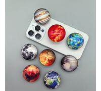 Accessori per telefoni cellulari, supporto per telefono cellulare ad aria, supporto per telefono cellulare a spinta-trazione, serie Nove pianeti e cielo stellato, classici artistici personalizzati, su