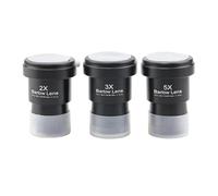 Accessori per telescopi 3 pezzi/set accessori for telescopio astronomico 1,25 pollici 31,7 mm 2X 3X 5X lente di Barlow moltiplicatore Oculare per telescopio