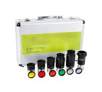 Accessori per telescopi Kit di accessori for telescopio astronomico 7,5 mm/15 mm/25 mm/32 mm/40 mm Oculare 3X Lente di Barlow Sette colori Oculare per telescopio