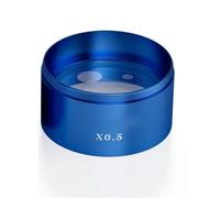 Accessori per telescopi Lente obiettivo for microscopio blu rosso 0,5X 0,7X for microscopio stereo binoculare trinoculare Lente di Barlow Oculare per telescopio(0.5X Blue)