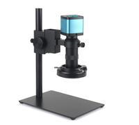 Accessori per telescopi Microscopio digitale industriale USB 4K 48MP con telecamera monoculare e obiettivo zoom 130X Oculare per telescopio(A suit)