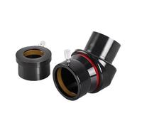 Accessori per telescopi Prisma di immagine professionale con specchio raddrizzatore a 45 gradi diagonale con adattatore da 2 pollici a 1,25 pollici for oculare del telescopio Oculare per telescopio