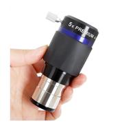 Accessori per telescopi Specchio moltiplicatore ripetitivo 2X 3X 4X 5X Lente di Barlow apocromatica 1,25 pollici 31,7 mm Oculare per telescopio(5X)
