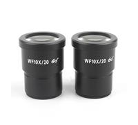 Accessori per telescopi Una coppia di oculari WF10X WF15X WF20X WF25X WF30X for microscopio stereoscopico a campo largo 20 mm 15 mm 10 mm 9 mm WF10X/20 Oculare per telescopio(WF10X-20)