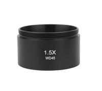 Accessori per telescopi WD165 0,3X 0,5X 0,7X 1X 1,5X 2,0X Obiettivo ausiliario Barlow Filettatura M48mm for microscopio binoculare stereo con zoom Oculare per telescopio(1.5X)