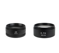 Accessori per telescopi WD165 0,5X 0,7X 2,0X Obiettivo della fotocamera for microscopio con zoom stereo Lente di Barlow Oculare per telescopio(2.0X 0.7X)