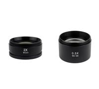 Accessori per telescopi WD165 0,5X 0,7X 2,0X Obiettivo della fotocamera for microscopio con zoom stereo Lente di Barlow Oculare per telescopio(2.0X 0.5X)