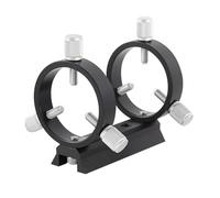 Accessori per telescopio Anello di guida a tre punti da 42/50/60/68/80/90/102 mm astronomico(Black 42mm)