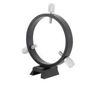 Accessori per telescopio Anello guida astronomico a tre punti da 42/50/60/68/80/90/102 mm 1 piastra 1 anello 4 viti Staffa for cercatore nera(90mm)