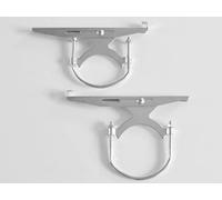 Accessori per termosiforni e caloriferi reggimensole vernice rosette pannello termoriflettente (2pz reggimensola per caloriferi tubolari)