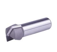 Accessori per Torni 1 pz. Punta VGA V a testa piatta, gambo da 12 mm, 90, 135, 108 gradi per fresatura di pannelli ACM/piegatura del LEGNO(VGA-D19.05-135-H12-2)