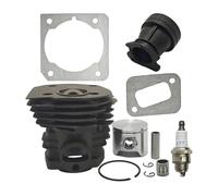 accessori per tosaerba Kit cilindro pistone N-kasil da 44 mm for 340 345 346 346XP 350 351 353 Guarnizione collettore di aspirazione cuscinetto Parti motore motosega