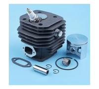 accessori per tosaerba Kit cuscinetto perno pistone cilindro da 48 mm e 12 mm for motosega 262XP 262 261, guarnizione di scarico rivestita in N-kasil, parti di ricambio