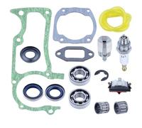 Accessori per Tosaerba Kit di 15 Pezzi for Guarnizione del Carter del Cilindro della Motosega, Cuscinetto a Sfere dell'albero Motore, Adatto for Parti di Ricambio Hus 362 e 365.