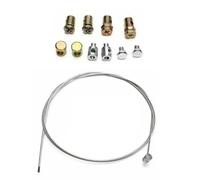 Accessori per tosaerba Kit di riparazione del cavo della frizione dell'acceleratore con nipplo senza saldatura con set di dadi a manicotto, adatto for tosaerba, motocoltivatore, trattorino tosaerba, t