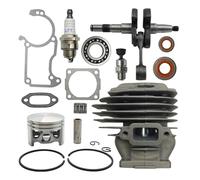 Accessori per tosaerba Kit guarnizioni estremità superiore pistone cilindro Big Bore da 44,7 mm for S-ihl MS260 026 PRO 024 MS240 024AV 024S cuscinetti albero motore motosega