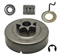 Accessori per tosaerba Kit rondella for ingranaggio a vite senza fine con campana del tamburo della frizione da .325" 7T adatto for parti di motosega STI MS250 MS230 MS210 MS 250 230 210 025 023 021