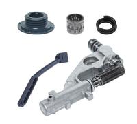 accessori per tosaerba Kit tubo di pressione pompa olio for motosega H-sqvarna 455 Rancher 455E 460 461 Sostituisci 544180104 537261501 e pignone oliatore ingranaggio a vite senza fine