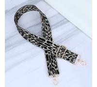 Accessori per tracolla in tessuto elastico dalla moda primavera/estate 2025, con motivo leopardato, design a sgancio rapido a un tocco, compatibile con borse a tracolla, borse messenger, borsette quad