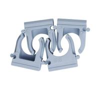 Accessori Per Tubo Rigido Passacavi, Raccordo, Manicotto, Giunto T, Clip Fissatubo, Made In Italy (5 pcs Clip Fissatubo A Scatto, D16mm)