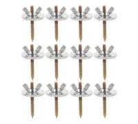 Accessori per uccelli per gabbie Kit di viti per il fissaggio di supporti per uccelli Trespolo per pappagalli Guarnizioni di fissaggio 12 set