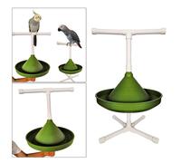 Accessori Per Uccelli Piedistallo Pappagalli Giocattolo Ciotola Dell'acqua