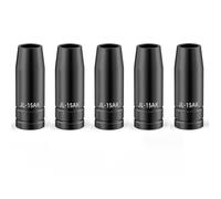 Accessori per ugelli di protezione del rivestimento 15ak, strumento di saldatura della manica protettiva, slacciate per saldatura a gas a gas Accessori per saldatura mig tig, saldatura antiaderente
