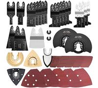 Accessori per Utensili Oscillanti Accessori Lame per Seghe Strumenti Oscillanti Set di Lame Oscillanti ad Attacco Rapido Multifunzione per Strumento oscillante per Levigatura, Smerigliatura e Taglio