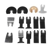 Accessori per utensili oscillanti Set di lame multifunzione universali da 14 pezzi, lame da taglio per Einhell, DeWalt, Stanley, Makita, Dremel