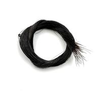 Accessori per violino 1 Mazzo Di 7 G Di Equiseto Bianco E Nero Siberiano Maschio Equiseto Violino Crine 85-103 Cm(Black 82-85)
