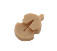 Accessori per violino 1 Pezzo Di Sordina Per Violino In Gomma Morbida Per Esercitarsi Accessori Per La Pratica Del Violino Silenziatore Per Strumenti A Corda(Light Brown)