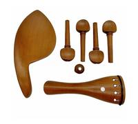 Accessori Per Violino 1 Set Di Accessori In Legno Di Giuggiolo Per Violino 4/4 Viola Cordiera Chiodini Mentoniera(A2)